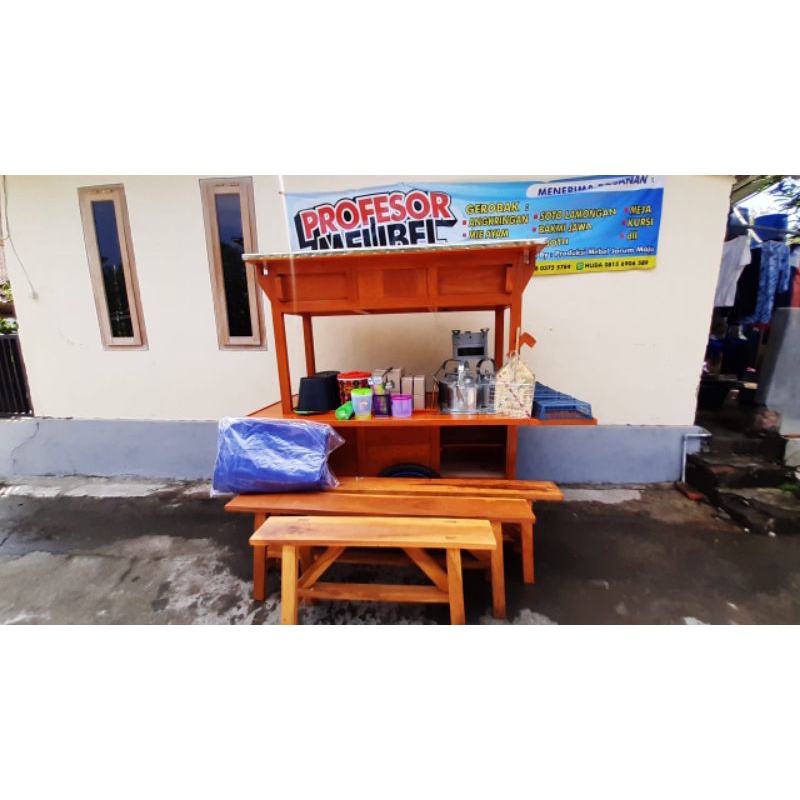 GEROBAK ANGKRINGAN SIAP USAHA / GEROBAK WEDANGAN KOPI JOS