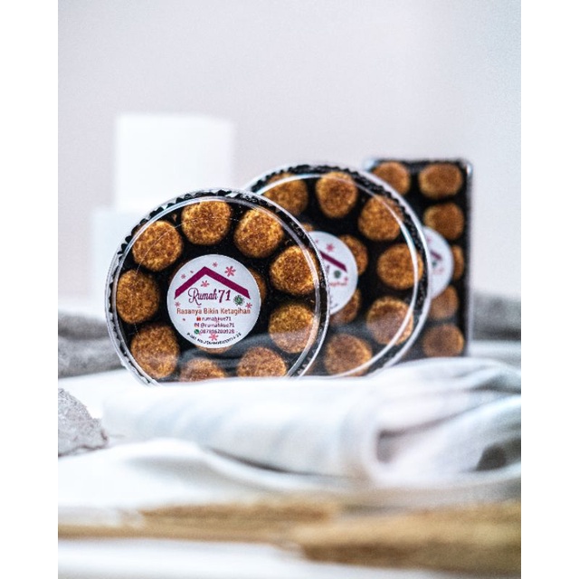 

Rumah71 Palm Cheese Cookies - Kue Keju Gula Aren - Homemade tanpa pengawet