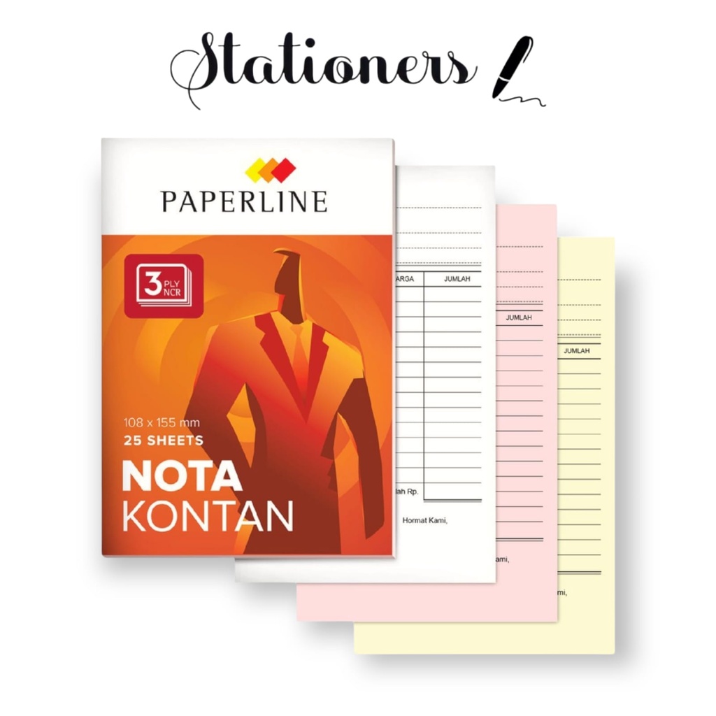 

Nota Kontan Paperline Kecil 3 Ply (NK K3 NCR)