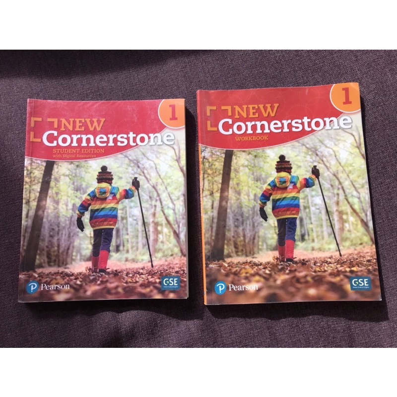 preloved Cornerstone NE Level 1 / New Cornerstone Student Edition & Workbook kelas 1 SD (2 buku)