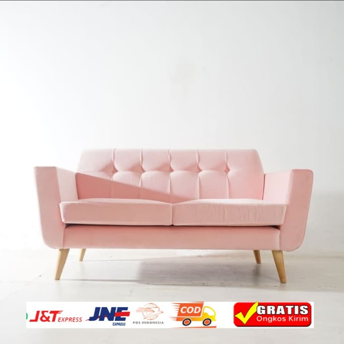 promo besar Sofa Velvet vintage jadul