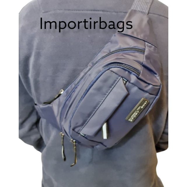 Importirbags!!! Tas Selempang Pria Anti Air Waitsbag Waterproof Import Original