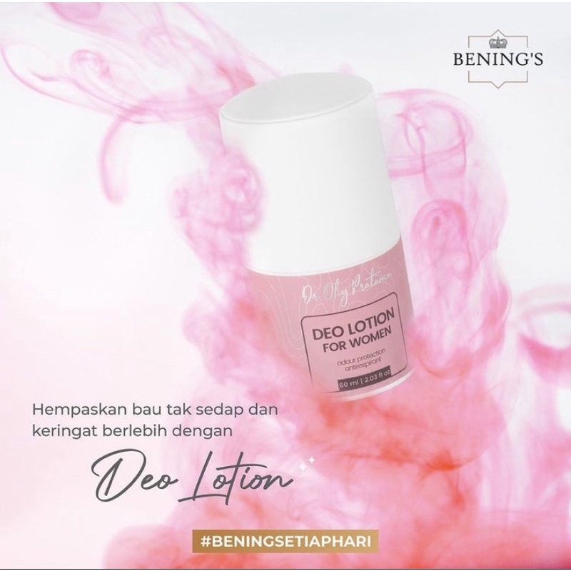 Deo Lotion untuk Wanita by dr. Oky Pratama / Benings Clinic / Benings Skincare