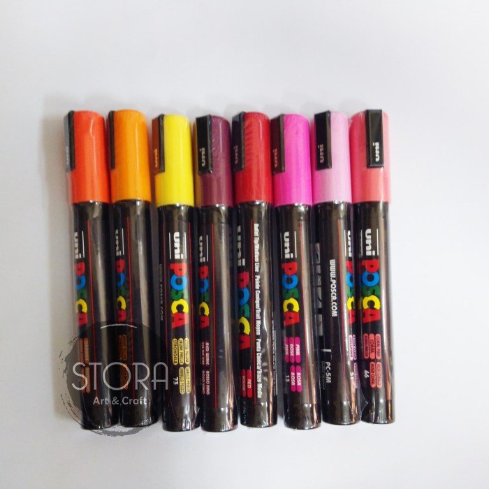 

(DISKON TERMURAH) UNI POSCA PC-5M Marker Pen Medium Point Marker Warna-Warni - AQUA GREEN