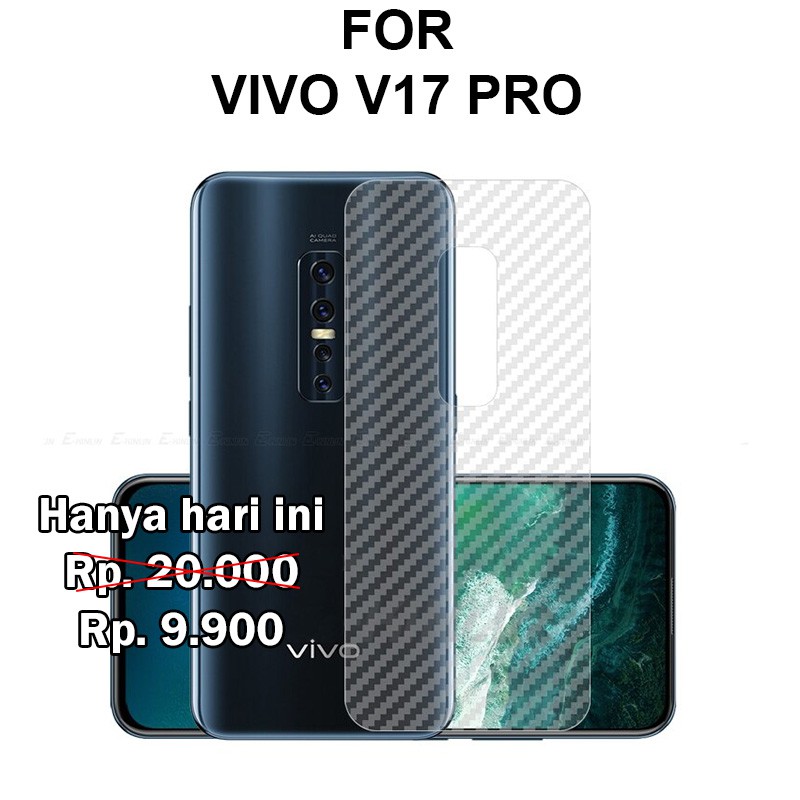 SKIN CARBON Vivo V17 Pro garskin stiker anti gores