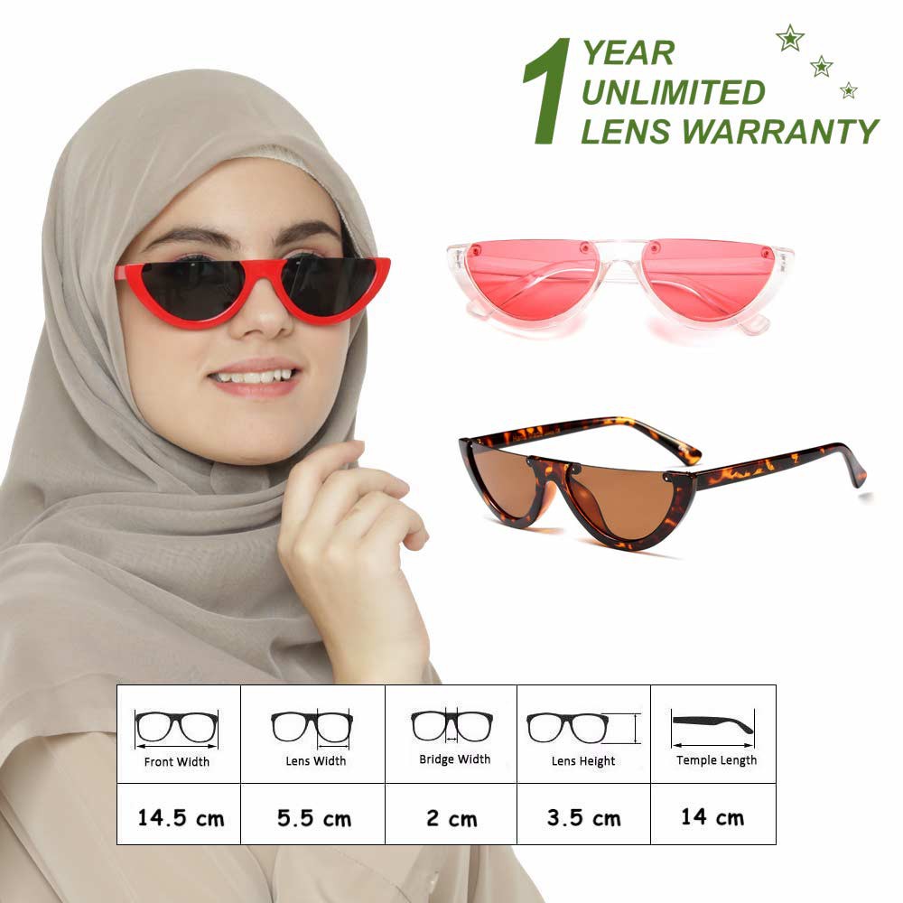 Anti UV Sunglasses Eye Cat - Kacamata Pria &amp; Wanita - HMSH ( Group )