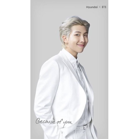 Photocard Hyundai x BTS Official Namjoon Version