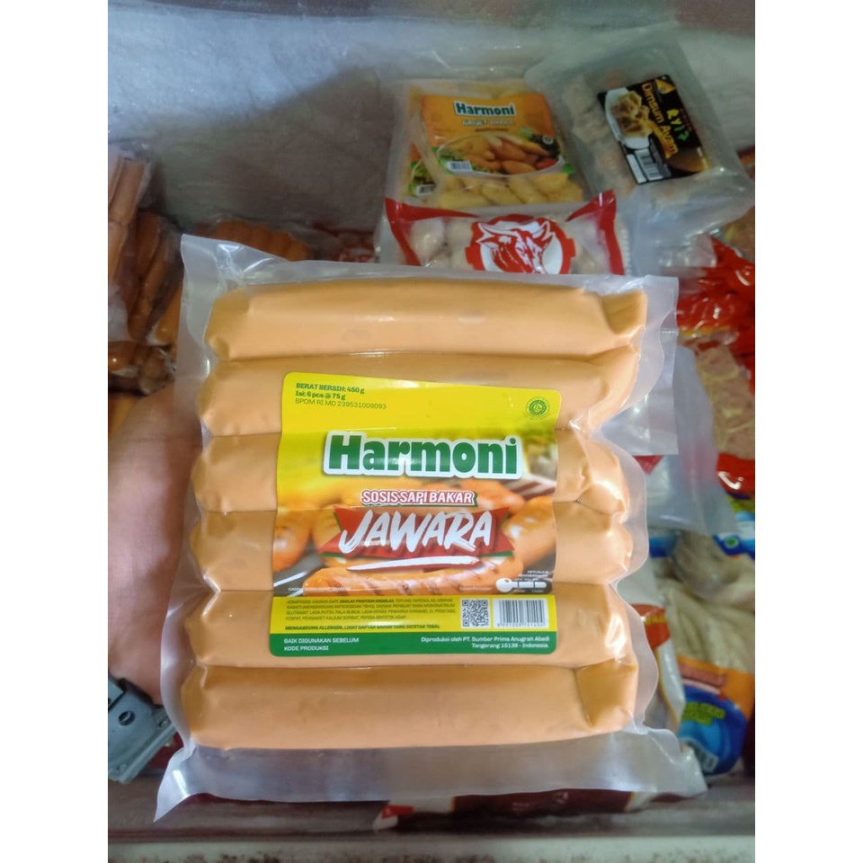 

SOSIS SAPI BAKAR JAWARA ISI 6 HARMONI - FROZEN FOOD PURWAKARTA
