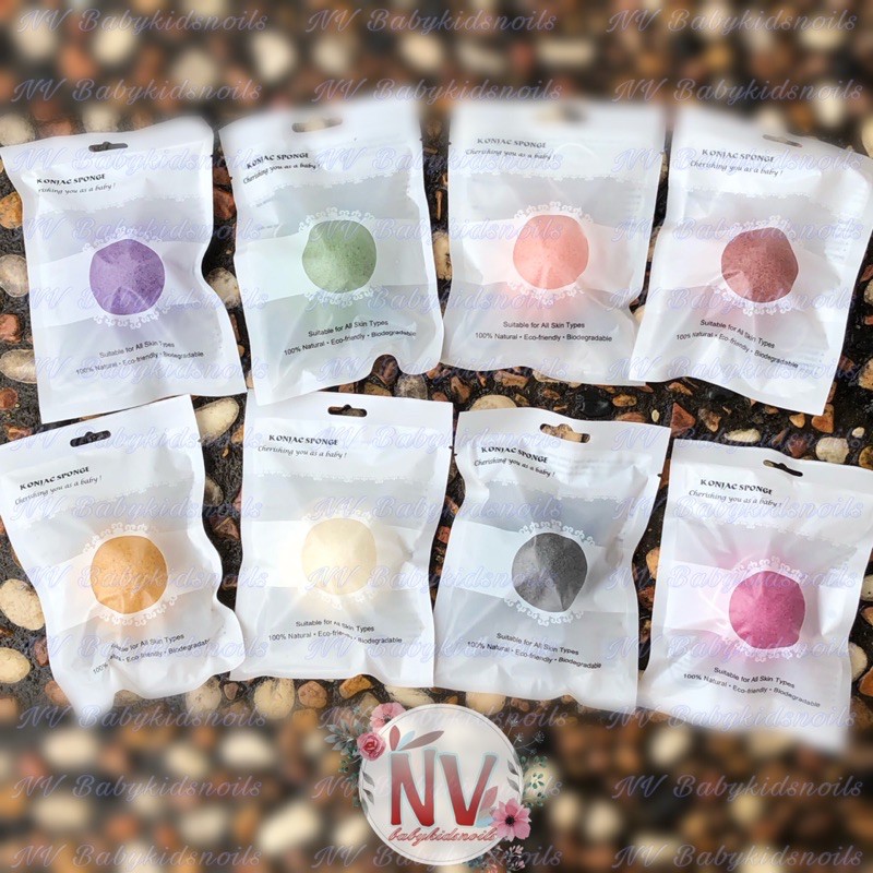 KONJAC SPONGE / NATURAL KONJAC SPONGES