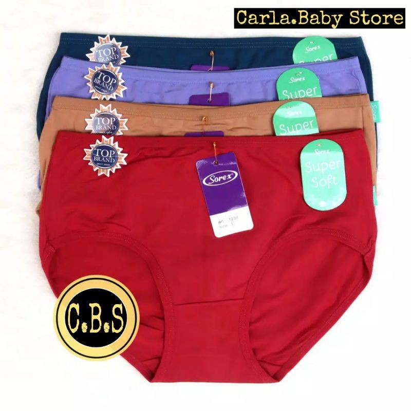 celana dalam wanita SOREX 1239 SUPER SOFT / CD SOREX 1239 ELASTIS / CD WANITA SOREX SOFT