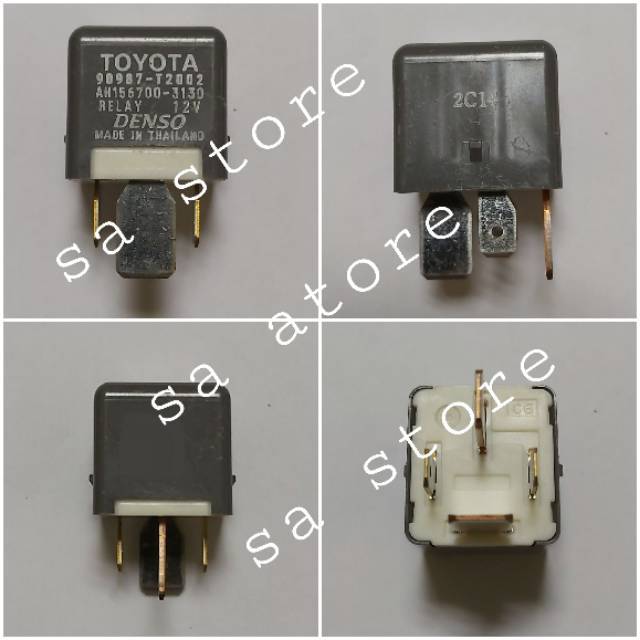 relay lampu abu abu original toyota innova avanza HT130 fortuner