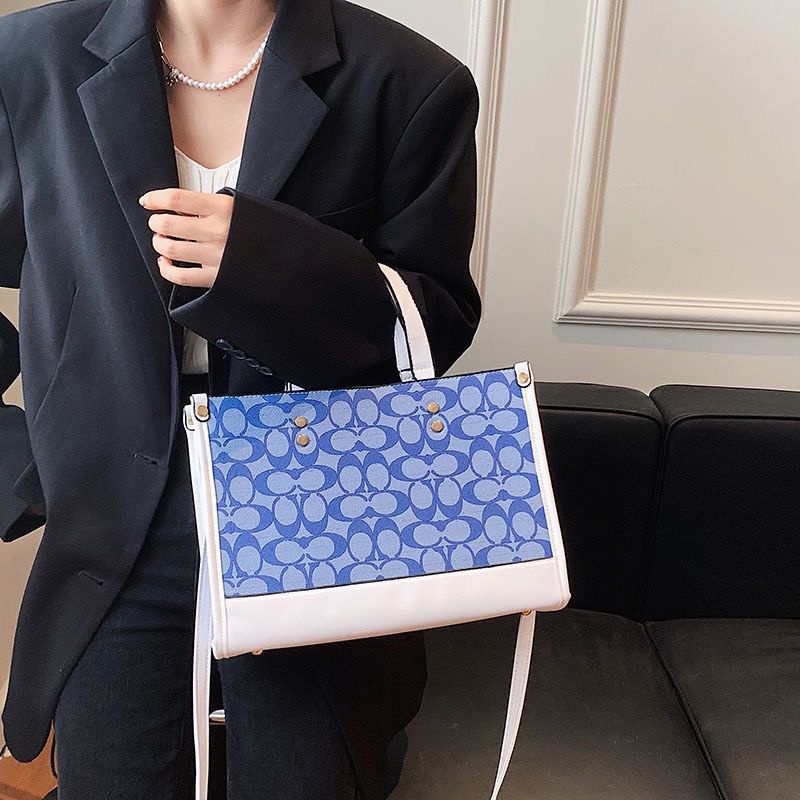 BJ15779 - DARKBLUE/KHAKI/LIGHTBLUE/PINK - TAS JINJING TOTEBAG HANDBAG SLEMPANG WANITA FASHION IMPORT MODIS ELEGAN TERMURAH TERLARIS TERBARU BAGSTORE JAKARTA TAS BATAM EL5779