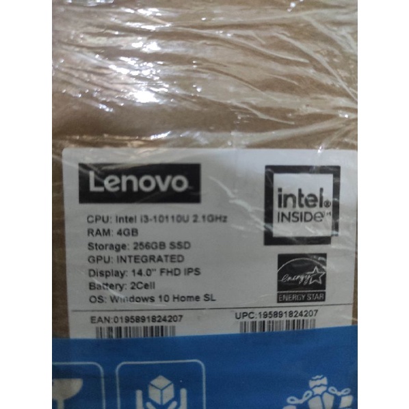 lenovo core i3 ram 4gb ssd 256gb grey