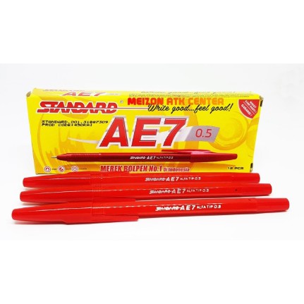 

STANDAR BALLPOINT AE7 0.5 MERAH