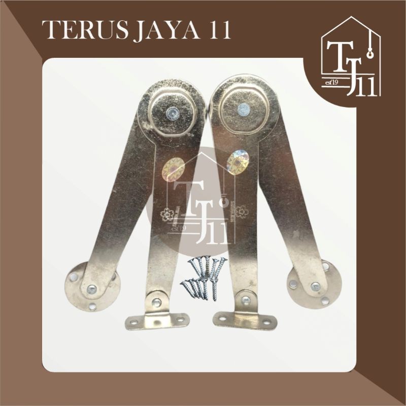 Engsel Salon/Engsel Jendela merk Sakurajima 9 inCH CHROME - Harga per Pasang