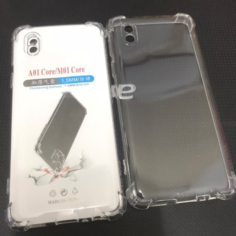 Silicon Softcase airbag Corner Case Bening Samsung Galaxy A01 Core 2020