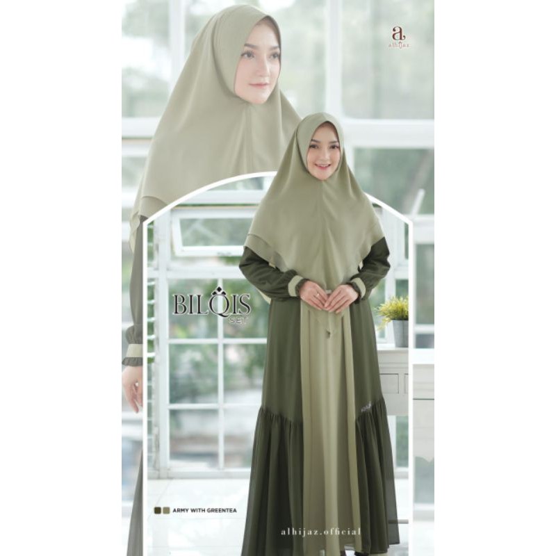 BILQIS SET SYARI ORI AL HIJAZ GAMIS BRANDED ORIGINAL