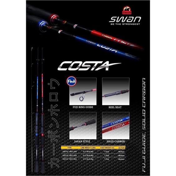 Joran SWAN COSTA JS Carbon 1.35M | Ring FUJI