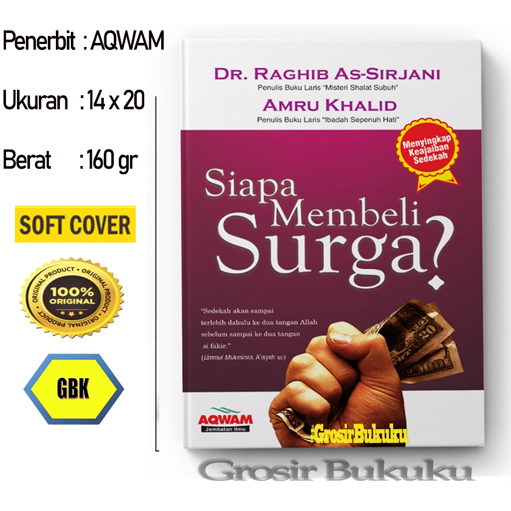 Buku Siapa Membeli Surga - Menyingkap Keajaiban Sedekah – AQWAM