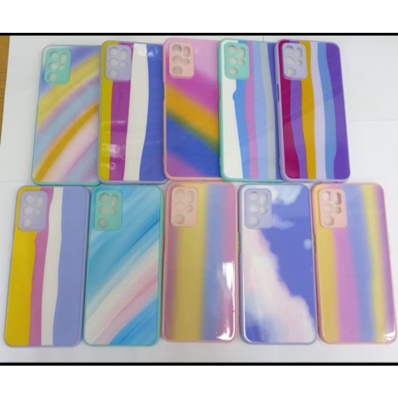 Rainbow Case Vivo Y12 Y15 Y17 Y91 Y91C CASE FUZE original