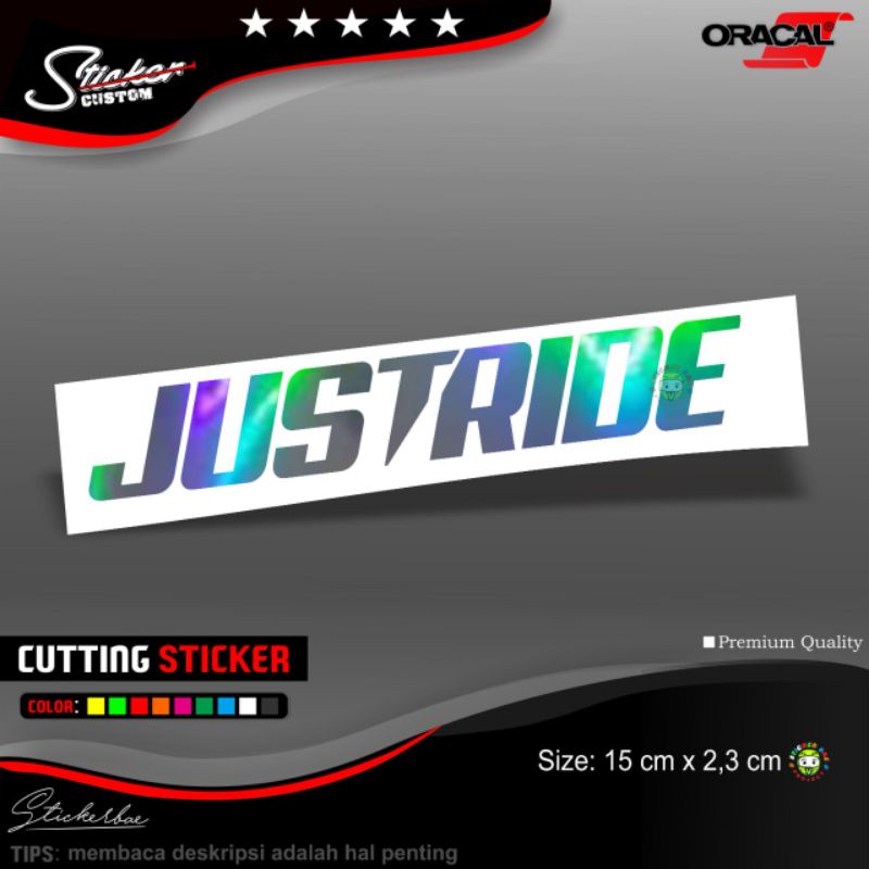 Sticker hologram aku standar aku diam team silent mode proper dll cutting sticker nama hologram 1pcs variasi motor