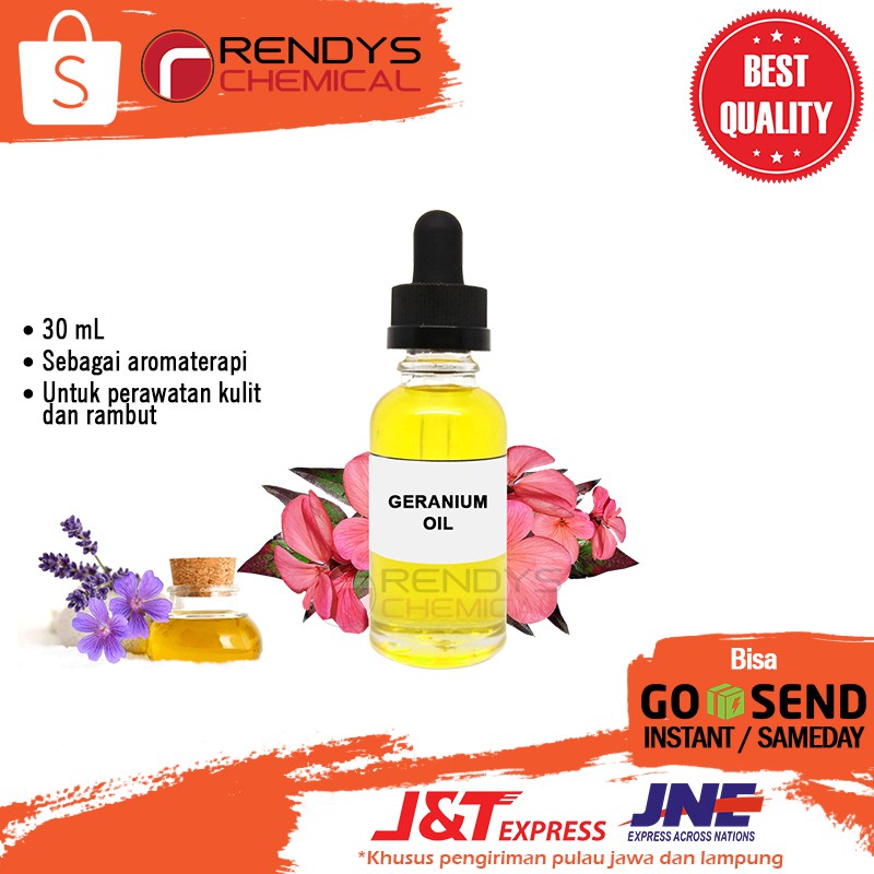 Geranium Essential Oil - Minyak Geranium - Aromatherapy - 30mL