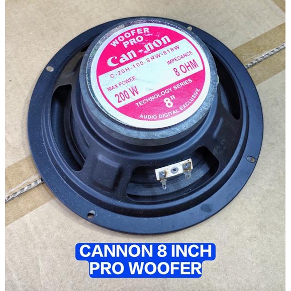 Speaker Cannon 8 Inch Pro / Cannon 8 Pro 818W / Canon 8 Pro Woofer 818