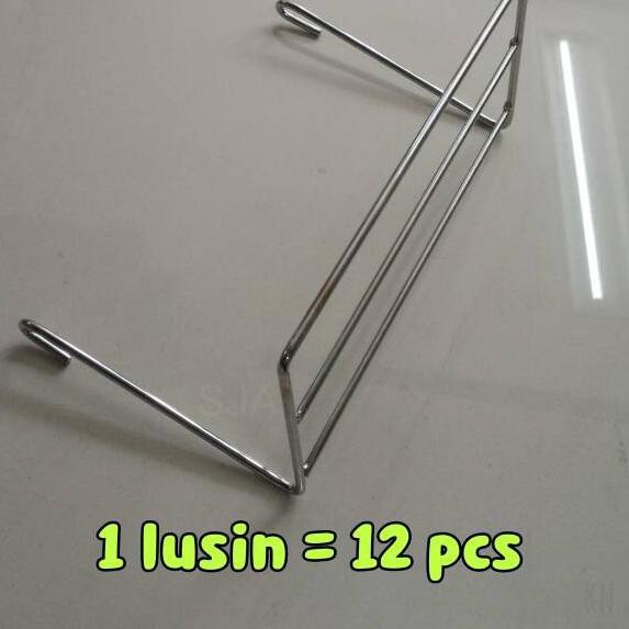 ✈ Rak Besi Gantungan Gantung di Ram untuk Display Sepatu ➴
