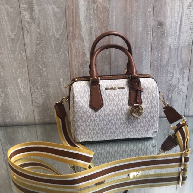 michael kors hayes small duffle