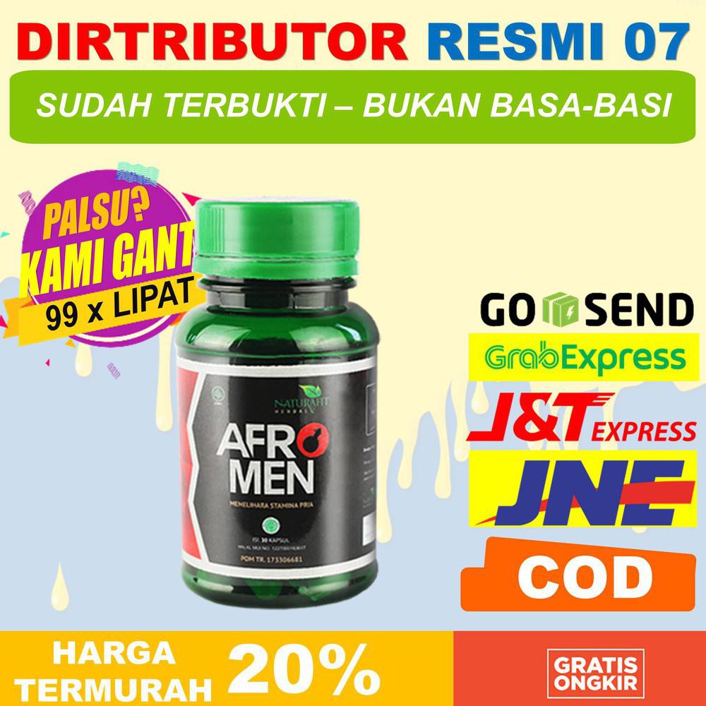 Terlarisobat Kuat Herbal Afromen Untuk Vitalitas & Stamina Pria Bpom Ori Herbal
