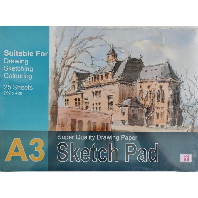 

Promo Tiara Sketch Pad A3 25 Lembar 150 Gram - Buku Sketsa Lukis Book Gambar Gilaa!!!