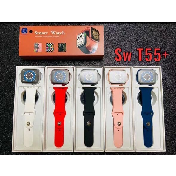 JAM TANGAN T55+ PRO SMARTWATCH SERIES 6 T55PRO  || JAM TANGAN FASHION SMARTWATCH T55+ PRO