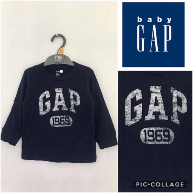 Baby Gap Long Sleeve Tee/ baby gap tee/ kaos baby gap .