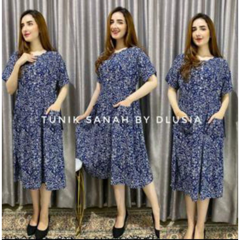 dlusia tunik Sanah by dlusia dress ori