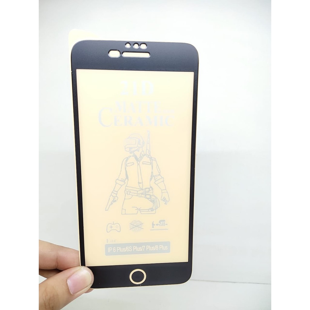 CMF Ceramic Matte iPhone 6 7 8 6Plus 7Plus 8Plus Full Screen Anti Gores Keramik Full Layar Anti Miny