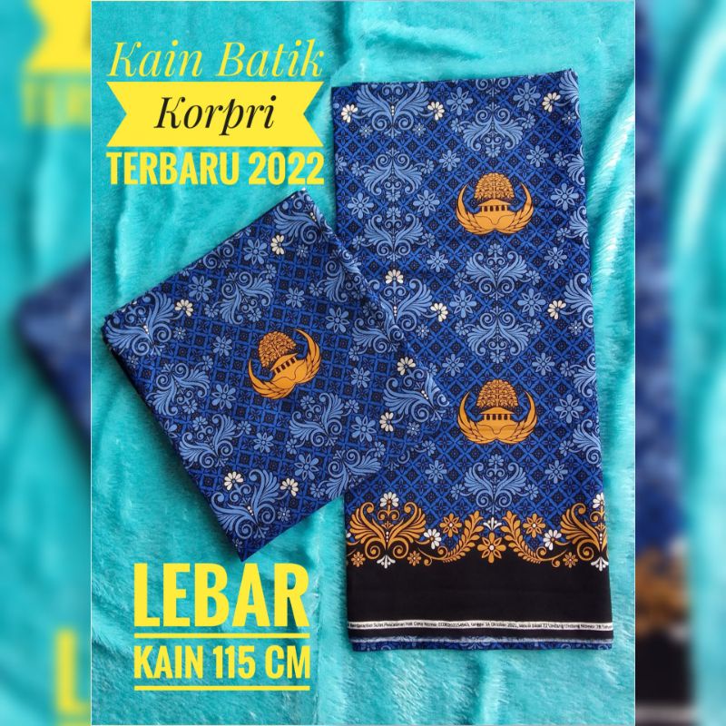 Kain batik korpri premium terbaru 2022 harga termurah merk sekar begawan C40s