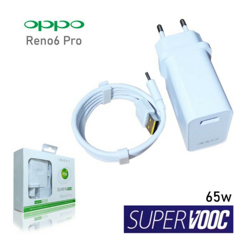 Charger Oppo Reno 6 30W Type C SuperVooc Model VC56 - Carger Casan Cas Tc Charging Oppo Reno 6 SUPERVOOC Ori