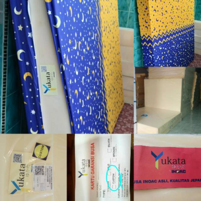 YUKATA CUSTOM 200x160x25 kasur busa inoac GARANSI 15 THN