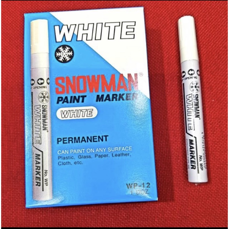 

Spidol Snowmand (white)