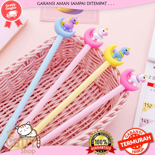 

CATTY PULPEN KARAKTER UNICORN FULL BODY MOON - PENA UNICORN - PENA UNICORN BULAN SABIT