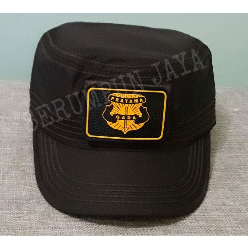 TOPI COKLAT KOMANDO GADA PRATAMA  - TOPI KOMANDO GADA PRATAMA VELCRO 2 PATCH