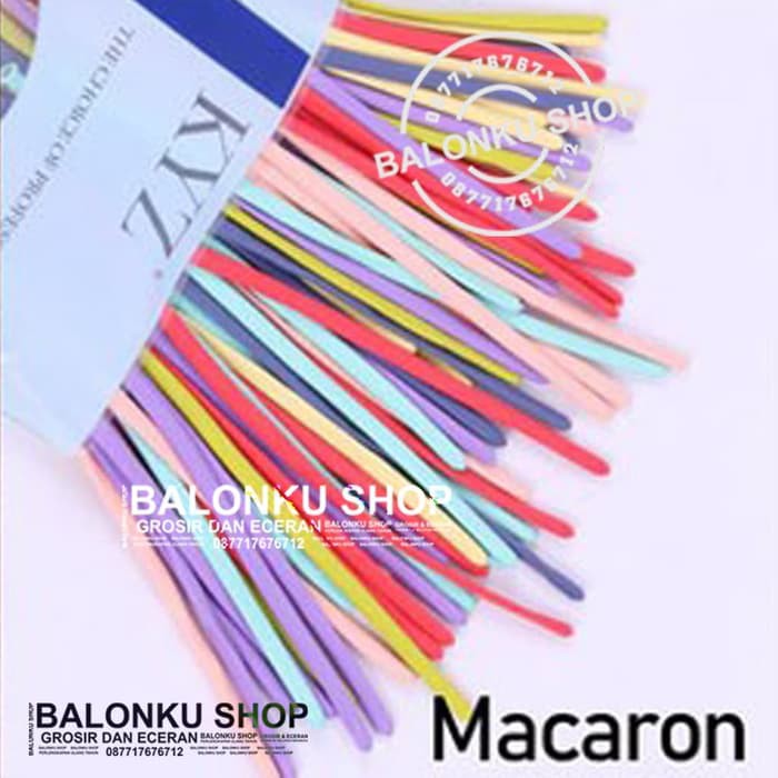 Balon Latex Pentil / Balon Twist Cacing Pastel