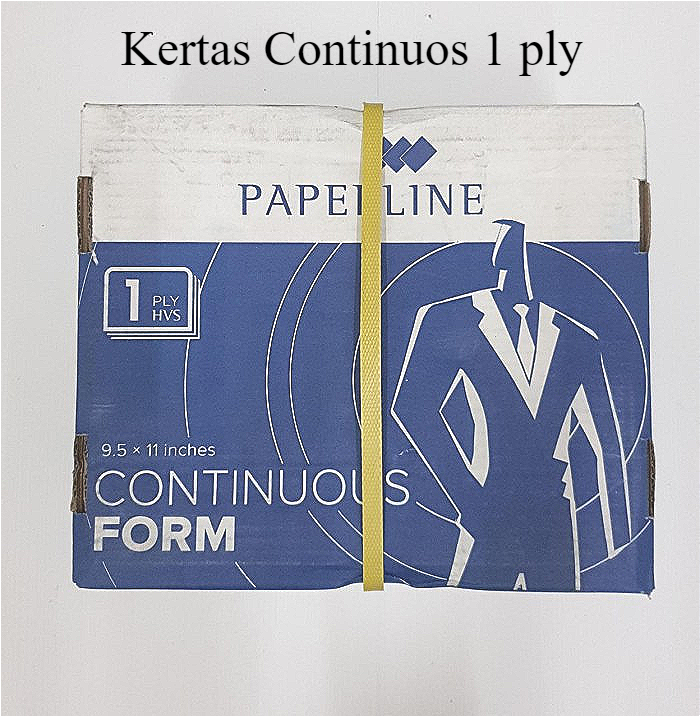 

CONTINUOUS FORM PAPERLINE PPL HVS K1 (1 PLY) | KERTAS KOMPUTER 1 LAPIS