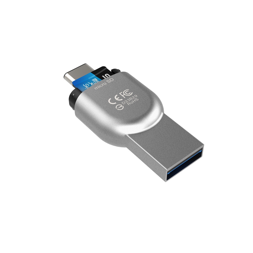 Silicon Power Mobile Dual USB 3.1 Type C Card Reader