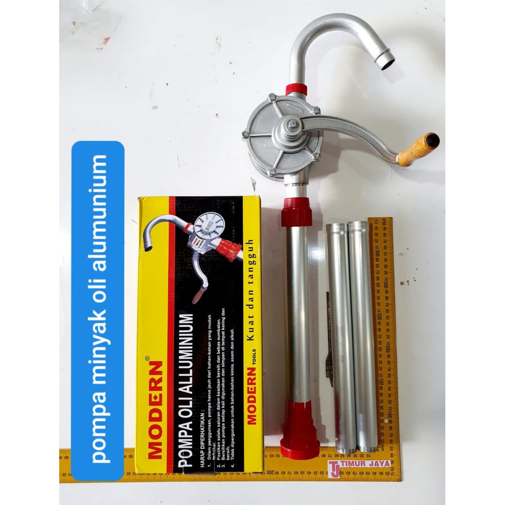 Modern Pompa Oli Minyak Drum Tangan Putar Manual Rotary Hand Oil Pump