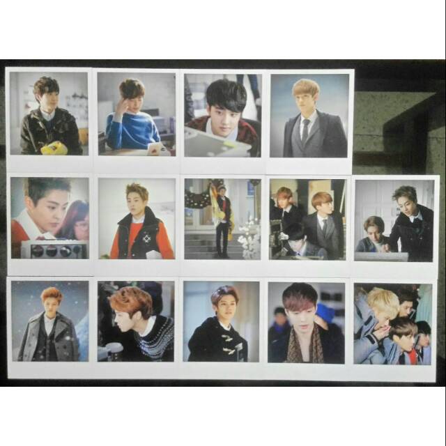 EXO Official Miracle in December Polaroid Card