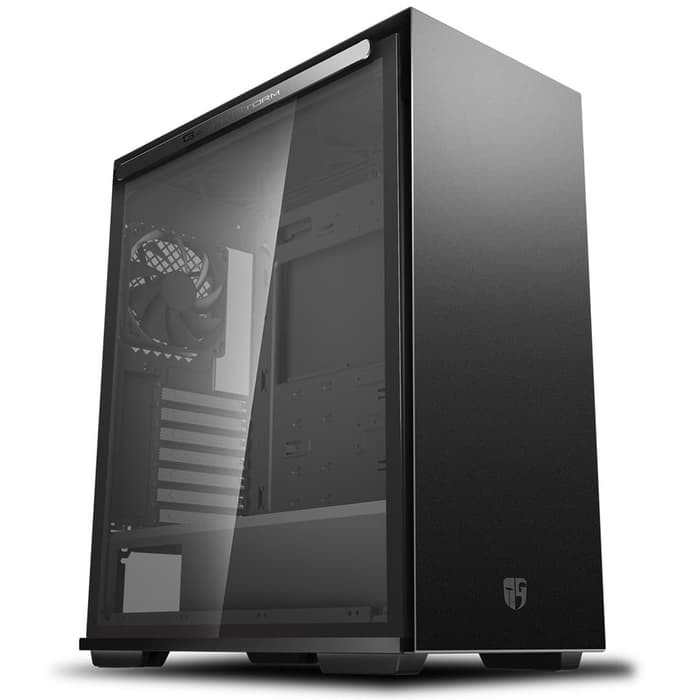 Deepcool Macube 310P Black - ATX Tempered Glass - CASING GAMING