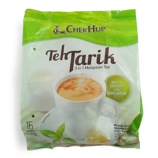

CHEKHUP 3in1 Tea 600gr - Teh Tarik Rich Creamy Cane Sugar 15 x 40gr