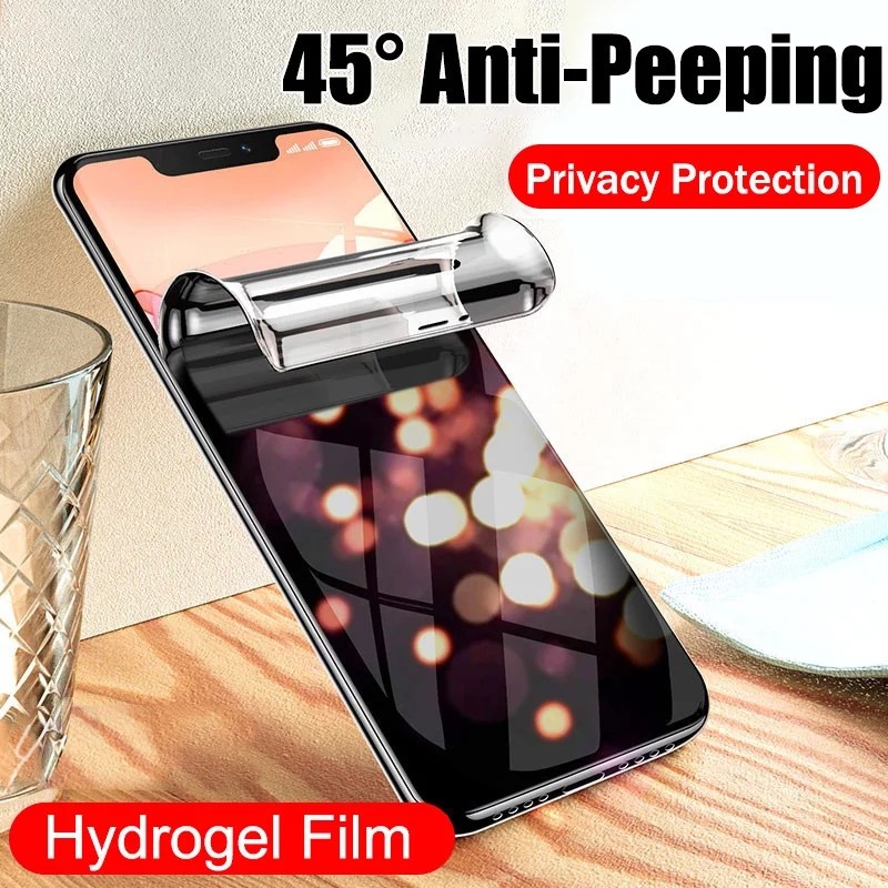 Anti gores hydrogel TPU screen protector HD Clear / Matte / Matte+Anti Privacy semua tipe hp (type hp lgsg tulis di keterangan) harga ramah di kantong