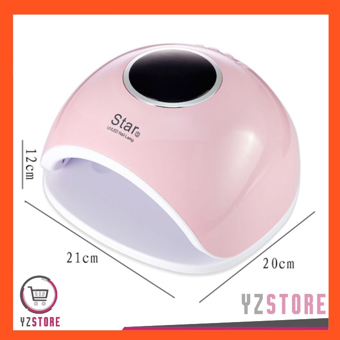 Pengering Kutek kuku Gel Nail Art Manicure Dryer Lampu LED Smart UV YZ06